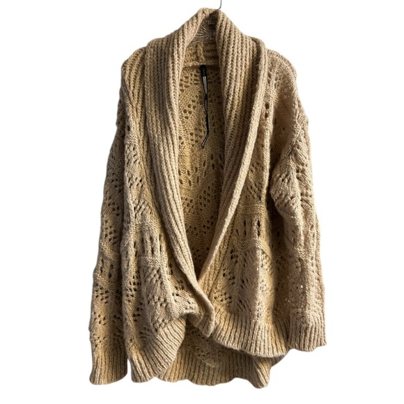 Anthropologie Plenty by Tracy Reese Wool and Mohair blend chunky cardigan NWOT - Picture 3 of 7